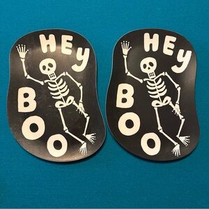 Target Skeleton Plates - Black and White